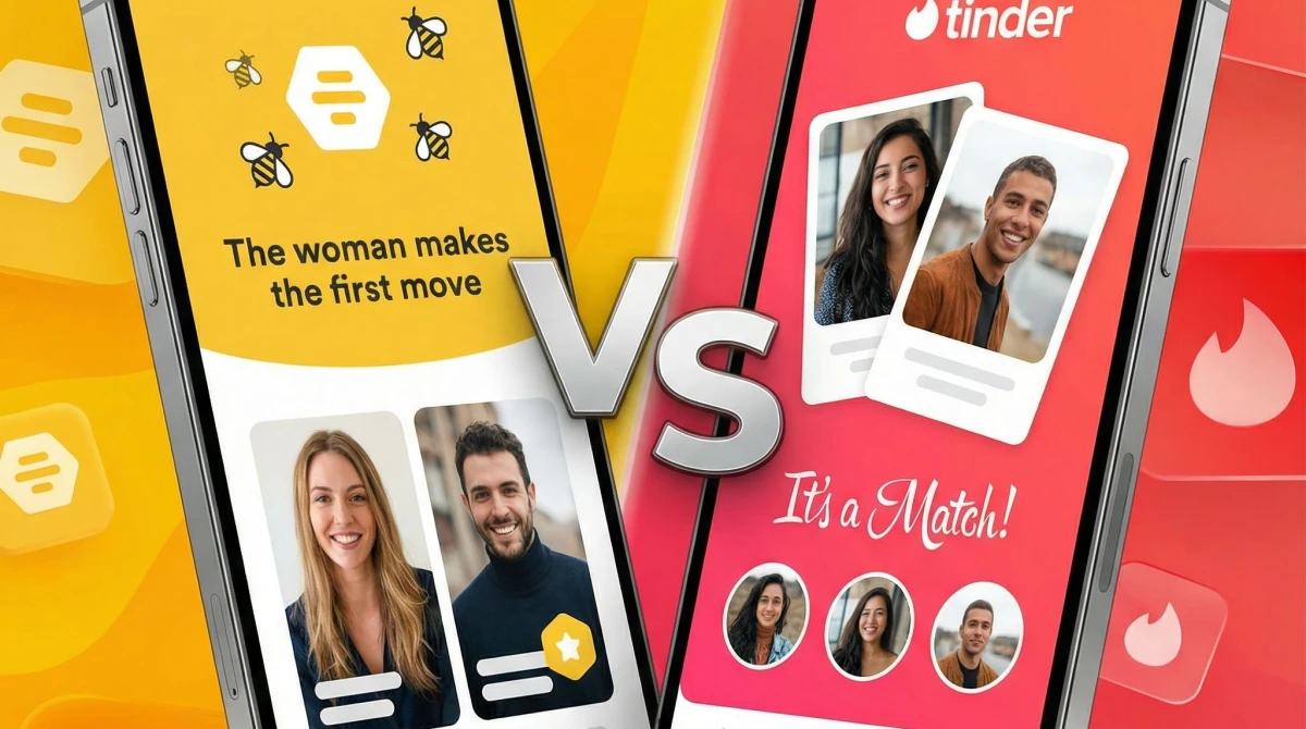 Bumble vs Tinder en 2026 : Quelle App Choisir ?